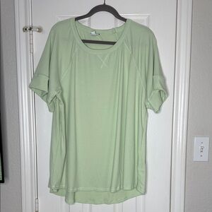 LuLaRoe Mint Green Short Sleeve Top